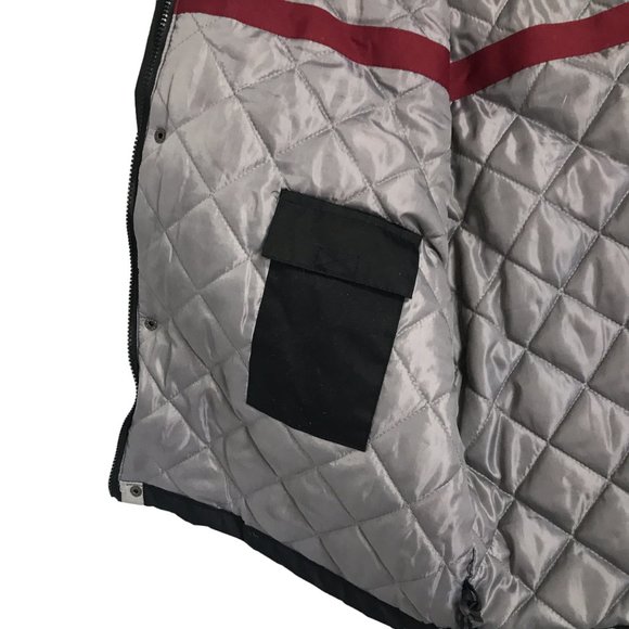 Atlas For Men Black Jacket Coat Sz Large Removable Hood Pockets Hockey Champions - Picture 8 of 12